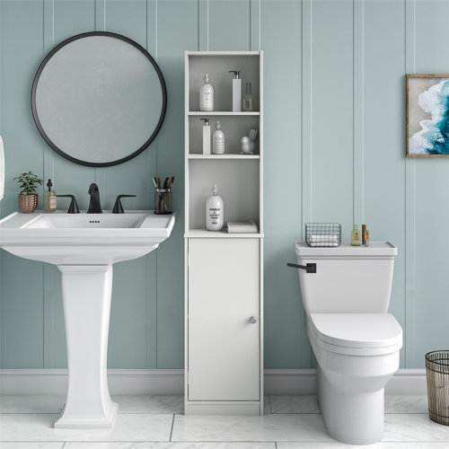 Dotted Line™ Armoire à linge murale l 13,78 po x H 62,87 po x P 7,28 po